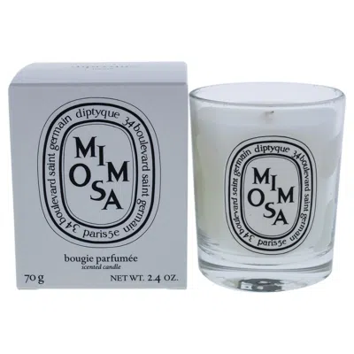Diptyque Mimosa Scented Candle By  For Unisex - 2.4 oz Candle In White