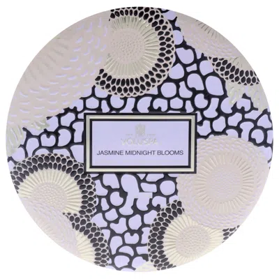 Voluspa Japonica Collection 3 Wick Tin Candle - Jasmine Midnight Blooms By  For Unisex - 12 oz Candle In Multi