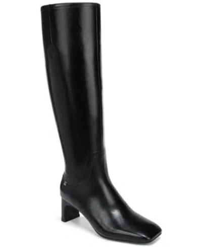Naturalizer Womens Candela Tall Dress Boots Regular Wide Calf In Black