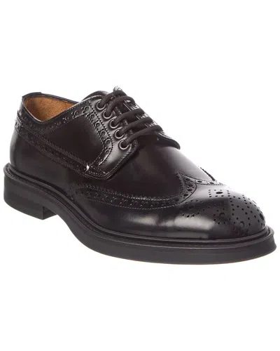 Antonio Maurizi Leather Oxford In Black