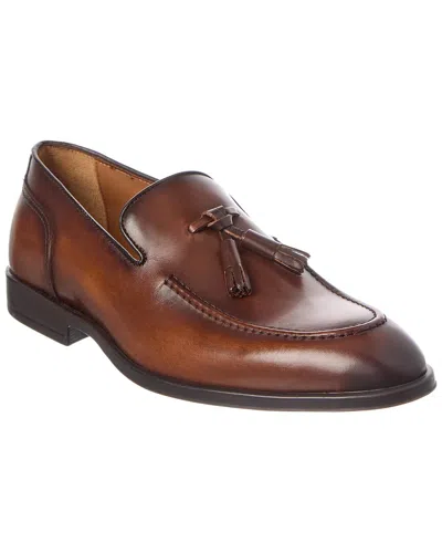 Antonio Maurizi Leather Loafer In Brown