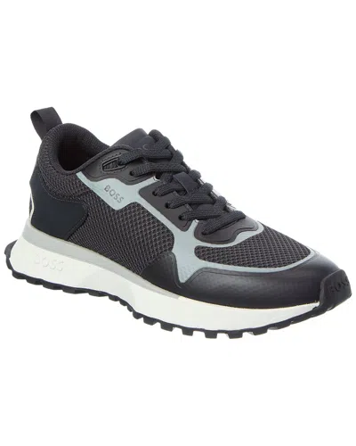 Hugo Boss Jonah Mesh Sneaker In Black
