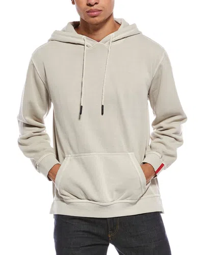 Stone Rose Garment Washed Hoodie In Brown