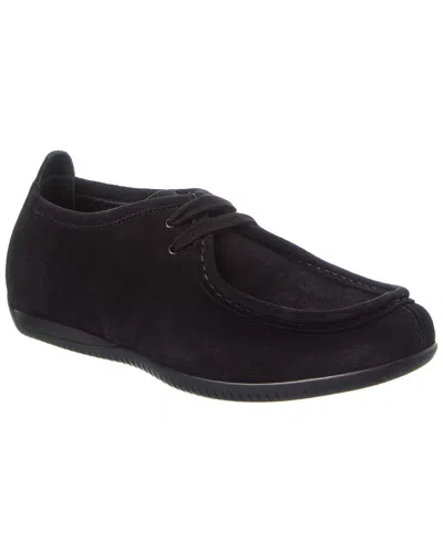 Theory Wallabee Suede Loafer In Black