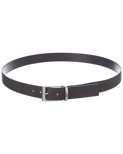 Bally Country 35 Adjustable And Reversible Leather Belt In Black