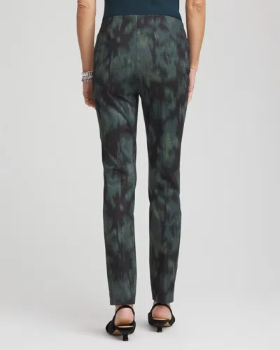 Chico's Brinkly Blur Juliet Slim Ankle Pants In Black In Black