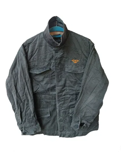 Pre-owned Japanese Brand Vintage Fuku Oka Japan Winter Jacket Like Kapital In Green