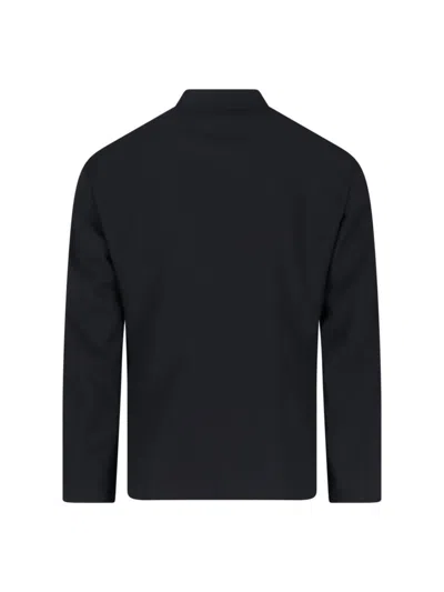 Giorgio Armani Virgin Wool Blazer In Black