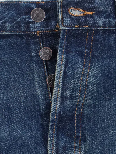 Frame Wide Jeans In Blue