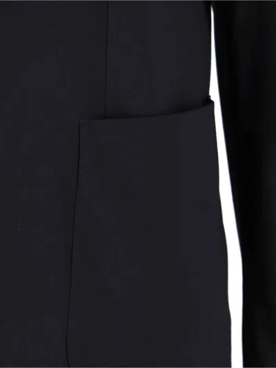 Giorgio Armani Virgin Wool Blazer In Black