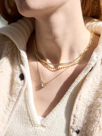 Baublebar Disney Mickey Mouse Layered Necklace In Gold