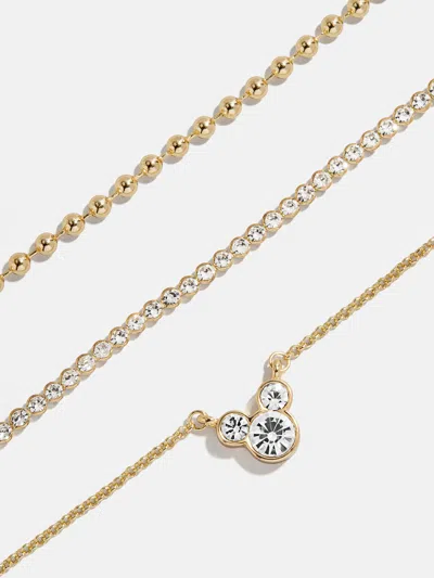 Baublebar Disney Mickey Mouse Layered Necklace In Gold