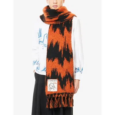 S.s. Daley Womens  Harry Lambert For Ss Daley X Disney Tigger Knitted Scarf In Multi