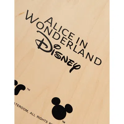 The Skateroom Mens  X Disney Alice In Wonderland Maple-wood Skateboard Deck In Multi