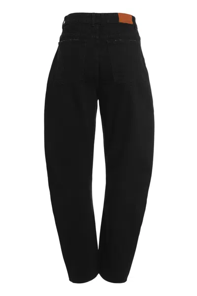 Halfboy Tapered-fit Jeans In Black