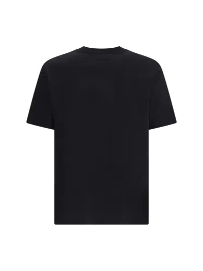 Balmain Men Logo T-shirt In Black
