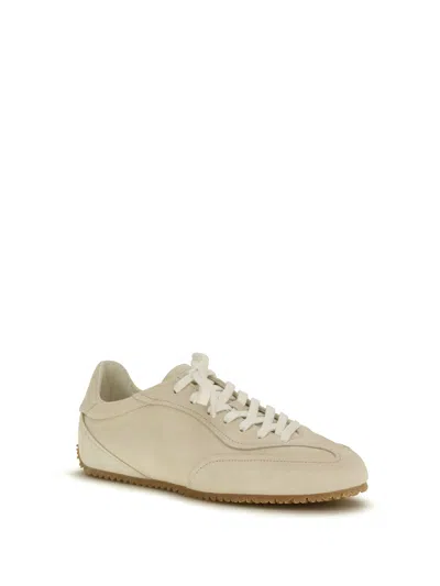 Axel Arigato Daze Runner Beige Sneaker With Logo On The Tongue And Grooved Sole In Suede Man In Animal Print