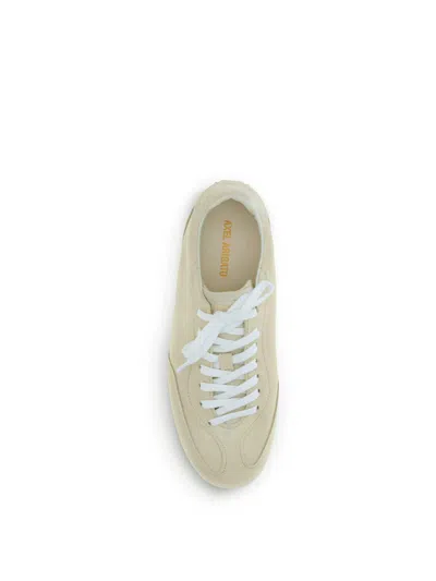 Axel Arigato Daze Runner Beige Sneaker With Logo On The Tongue And Grooved Sole In Suede Man In Animal Print