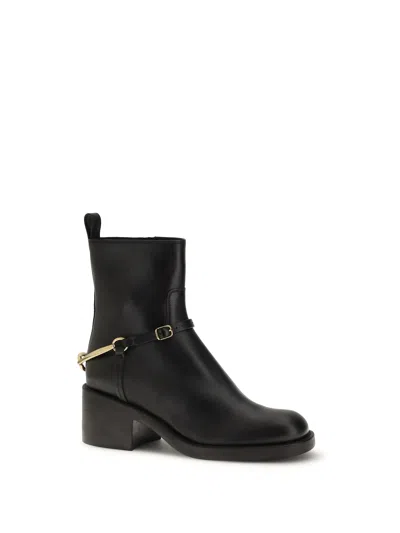 Chloé Womens Chloe Dakota Leather Ankle Boots In Multi