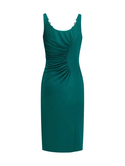 Versace Green Viscose Casual Dress In Green