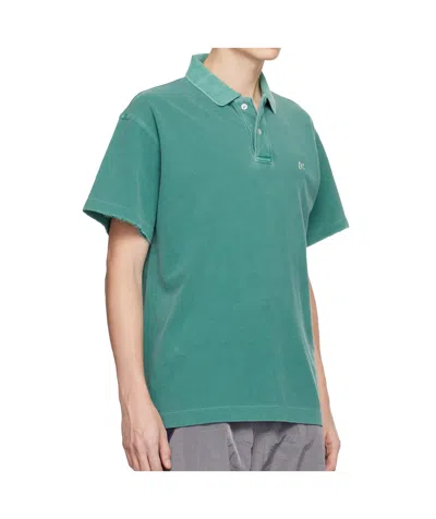 Erl Classic Polo Shirt In Green