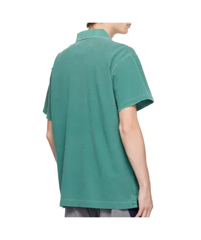 Erl Classic Polo Shirt In Green