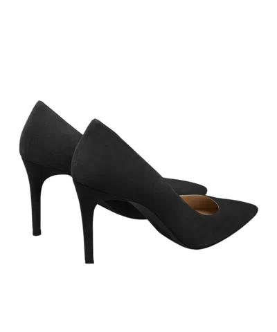 Stuart Weitzman Stuart Suede Classic Pumps In Black