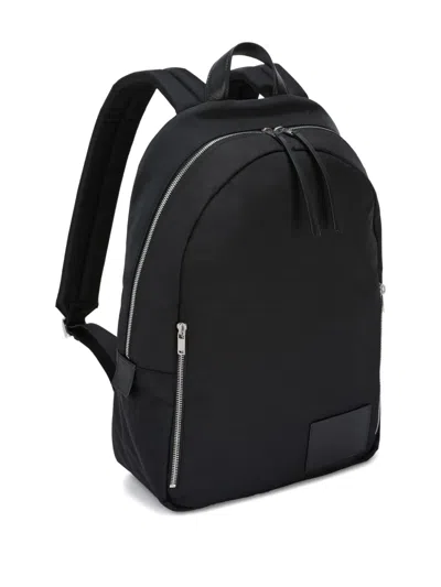 Jil Sander Zip-up Backpack In Black