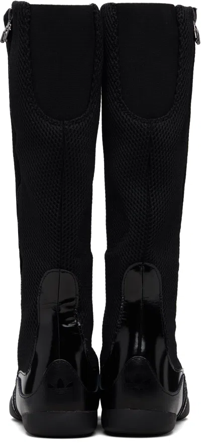 Miaou Black Adidas Originals Edition  Tall Boots In Multi