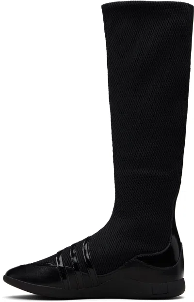 Miaou Black Adidas Originals Edition  Tall Boots In Multi
