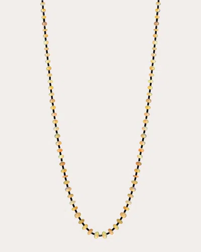 Goshwara Women's Opal & Onyx Limited Edition Beaded Necklace In Gold