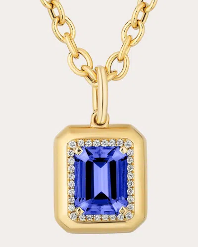 Goshwara Women's Tanzanite & 18k Gold Limited Edition Emerald-cut Pendant Necklace In Gold