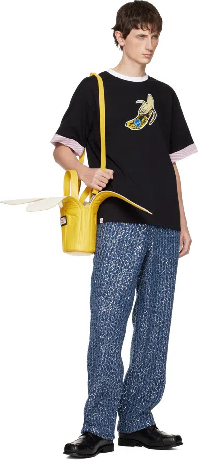 Charles Jeffrey Loverboy Yellow Banana Bucket Bag