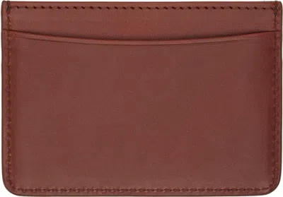 Apc Brown André Card Holder In Brown
