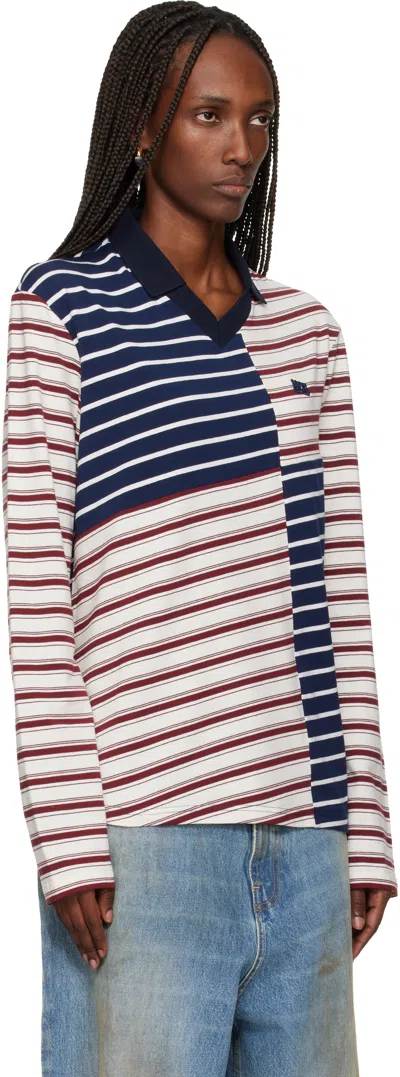 Wales Bonner Spirit Polo In Blue