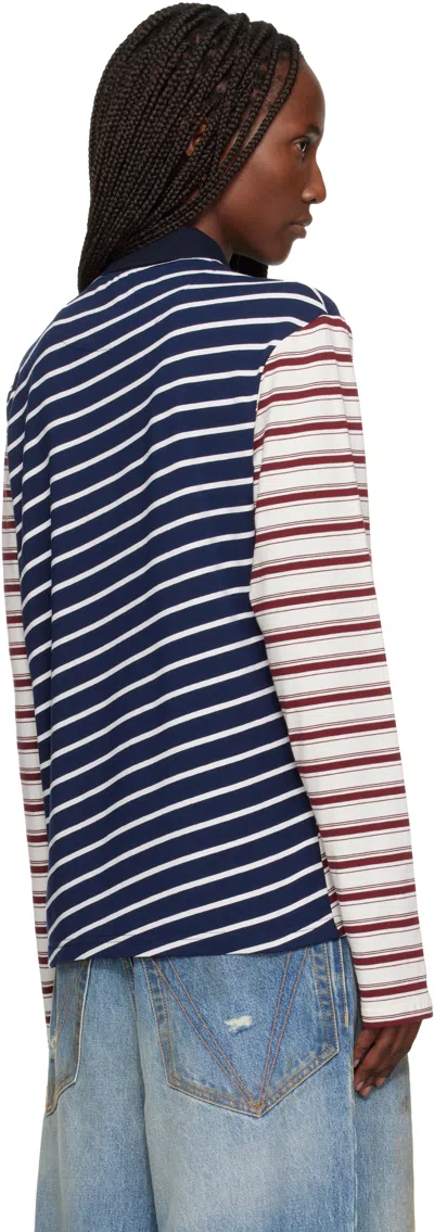 Wales Bonner Spirit Polo In Blue