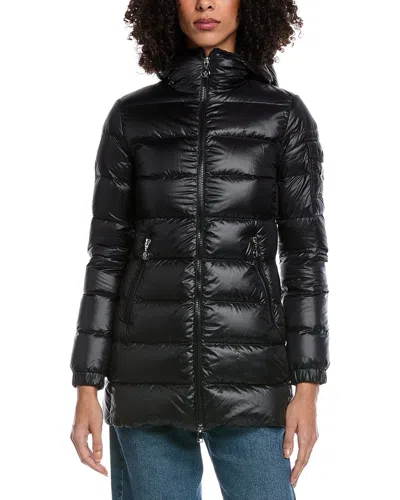 Moncler Glements Short Parka In Black