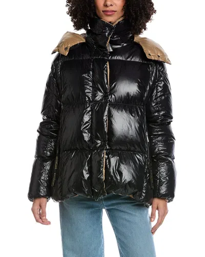Moncler Karakorum Convertible Hooded Quilted Glossed-ripstop Down Jacket In Black