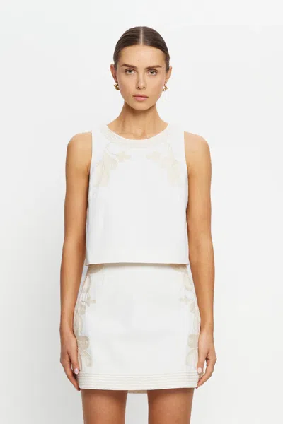 Kivari Moni Mini Skirt In White