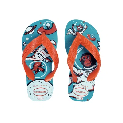 Havaianas Kids Radical Blue/orange In Blue