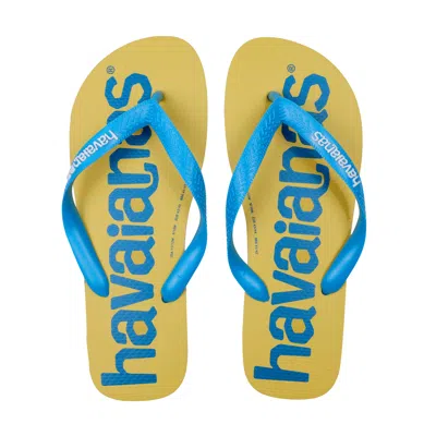 Havaianas Kids Top Logomania 2 Beige In Gold