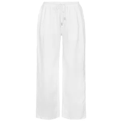 Vilebrequin Men Linen Pant Solid White