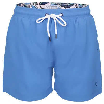 The Rocks Push Balmoral Men's Cobalt Swim Shorts In Blue