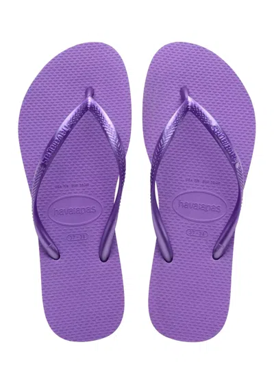 Havaianas Slim Dark Purple In Multi
