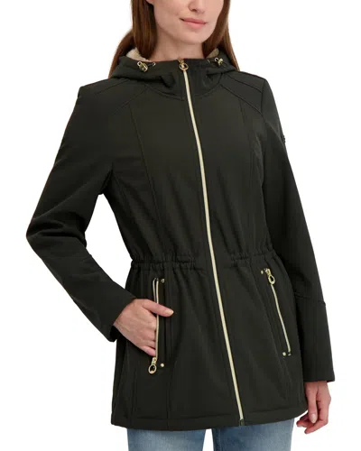 Laundry By Shelli Segal Bonded Softshell Jacket In Black