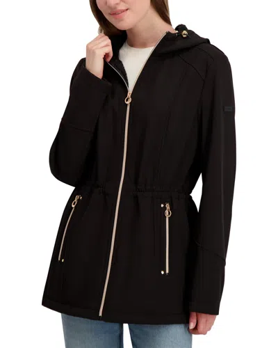 Laundry By Shelli Segal Bonded Softshell Jacket In Black