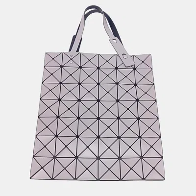 Pre-owned Issey Miyake Silver Mesh And Pvc Silver Bao Bao Tote Bag