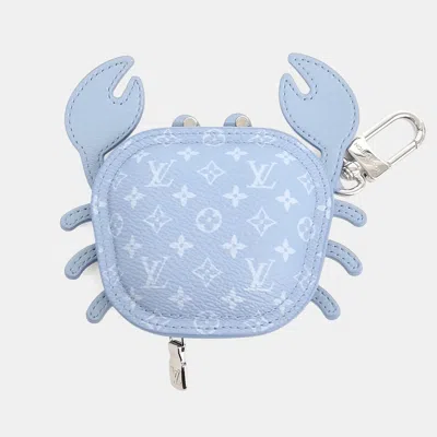 Pre-owned Louis Vuitton Lv Crab Bag Charm In Blue