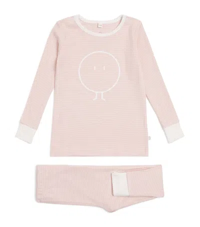Mori Bamboo-blend Snoozy Pyjama Set In Pink