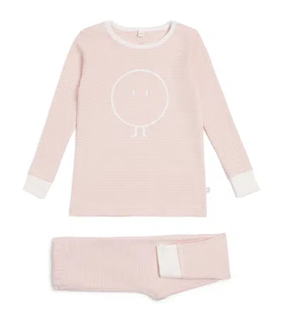 Mori Bamboo-blend Snoozy Pyjama Set In Pink